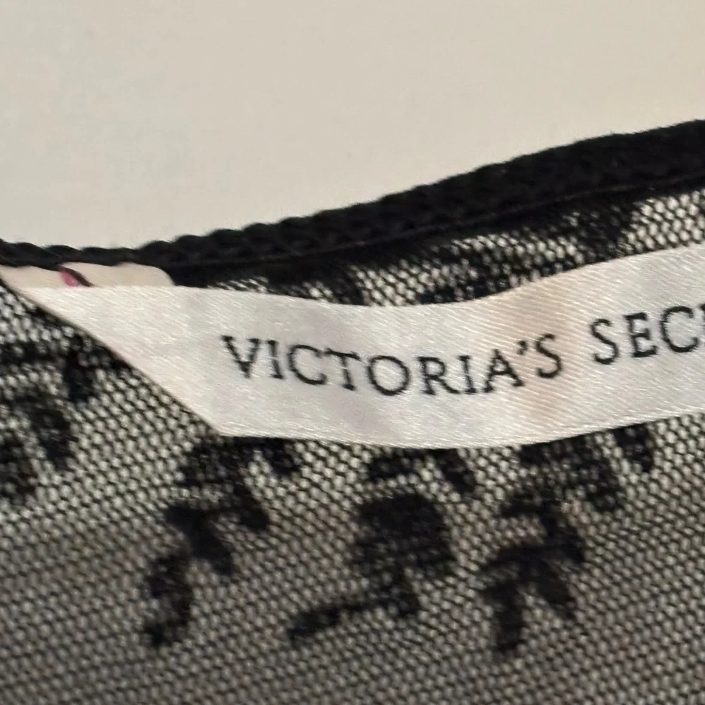 NWT Victoria's Secret Black Lace Floral lingerie
